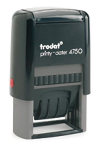 Best new trodat printy 4750 self inking multicolor dater stamp for office use for sale