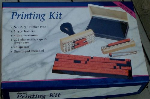 Pro Stamp Printing Kit, ORIGINAL BOX, Gently Used, GOOD CONDITION, HANDY ITEM