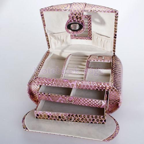 Fashion Multifunctional Earrings Ring Jewelry Box Storage Case Organizer Shop