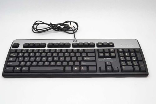 HEWLETT PACKARD HP KU-0316 5V-DC 50MA BLACK &amp; SILVER KEYBOARD B449656