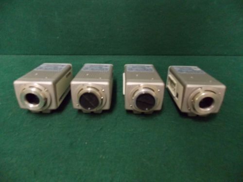 Panasonic WV-CP650 / WV-BP550 Color &amp; B/W Dynamic CCTV DSP Camera (Lot of 4)#