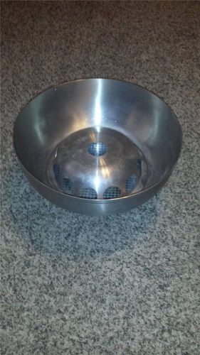 Vintage Stainless Steel Milk Strainer Dairy Goat Funnel Industrial Steampunk