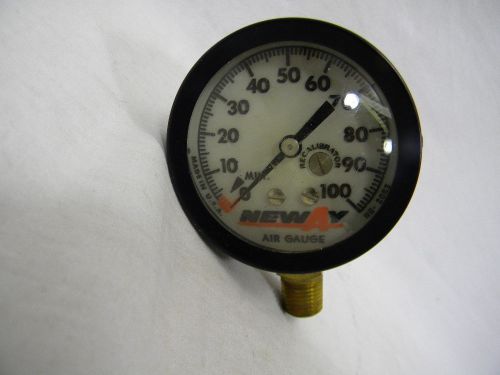 New/NOS NEWAY NG 2063 Air Pressure Gauge 100 PSI (compressor/air tool/diesel)