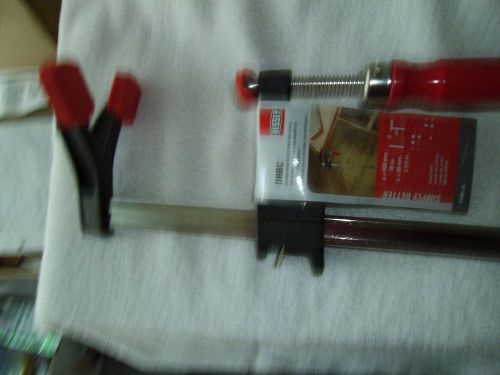 2 BESSEY DHBC-36 Bar Clamps,Clutch,Dbl Hd,36 In,3-1/2 Deep