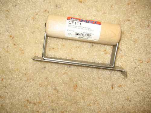 1&#034; x 6&#034; stainless steel end edger -- concrete tool made in the usa for sale