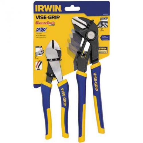 2 Pc Pliers Set Gv10R +Dia8A 1802535 Irwin Snips - Tinners 1802535 038548996950