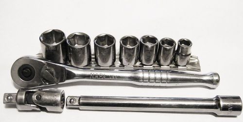 NAPA Tools 10pc Standard  Socket Set w/ Ratchet VN