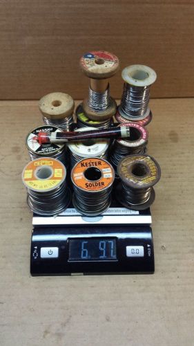 6 ++ lbs Assorted Brands and Sizes 50/50. 45/55 Electronic Solder Resin Core