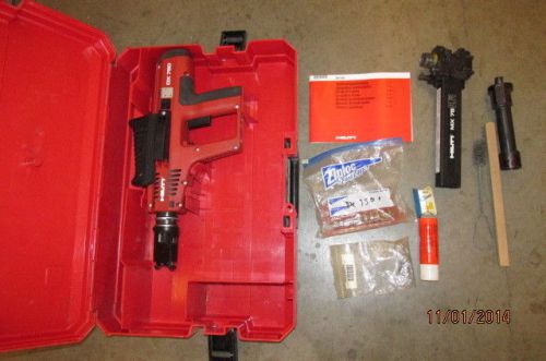 HILTI DX-750 heavy duty powder actuated nail &amp; stud gun kit COMBO &amp; NICE  (324)