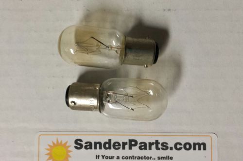 2 light bulbs 15w 115v 40920a for clarke edgers b2, super 7r,sl7, super e bulb for sale