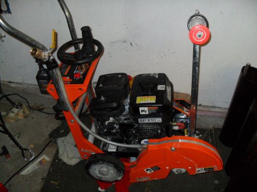 MK CX-3 CONCRETE CUT OFF WALK BEHIND 6 hp SAW 14 inch BLADE.  LOW HOURS NICE