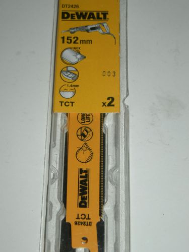 dewalt 152mm 5x tct recip stainless steel saw blades dw938 dw008 dc380 dcs380