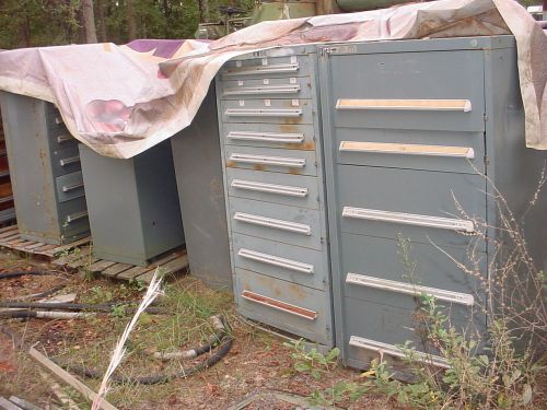 One vidmar tool cabinet 5 or 9 drawer 30&#034;w x 29&#034;d x 59 1/4&#034;h  used for parts! for sale