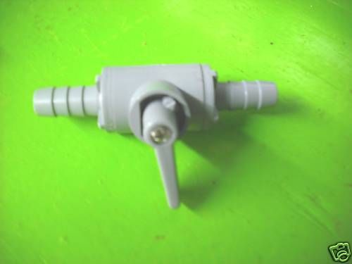 oxygen, co2, gas, Shut-Off Valve Barb Quarter Turn 3/8&#034; Barb x 3/8&#034; Barb