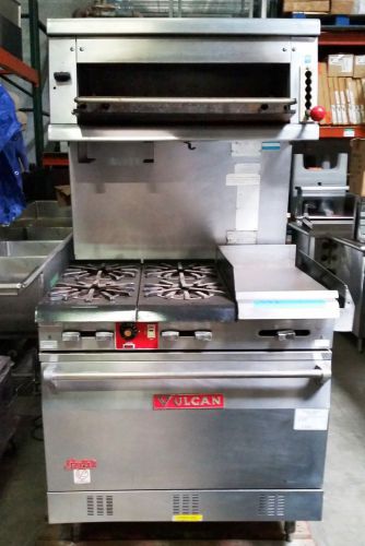 Vulcan oven, 4 burner range 12&#034;x 24&#034; griddle and salamander all in one!!