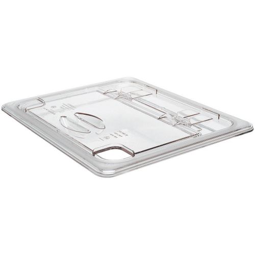 CAMBRO 1/2 GN FLIPLID LIDS NOTCHED, 6PK CLEAR 20CWLN-135