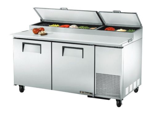 NEW True TPP-67 67&#034; 2 Door Refrigerated Pizza Prep Table