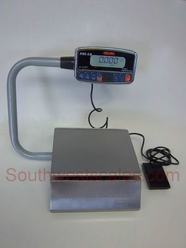 Tor rey pzc-5/10 food portioning pizza scale,10 lb capacity foot controlled tare for sale