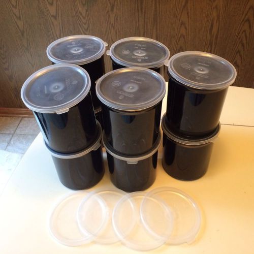 Restaurant Crocks With Lids Lot Of 10