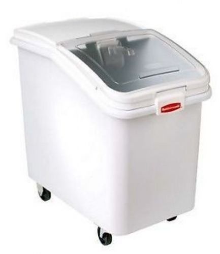 Rubbermaid FG360300WHT Slant Front 4-1/8 CBM Capacity Ingredient Bin