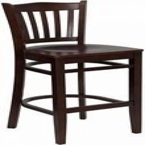 Flash Furniture XU-DGW0008BARVRT-MAH-GG HERCULES Series Mahogany Finished Vertic