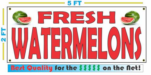 Full Color FRESH WATERMELONS BANNER Sign NEW 4 Stand Farmers Market Fruit