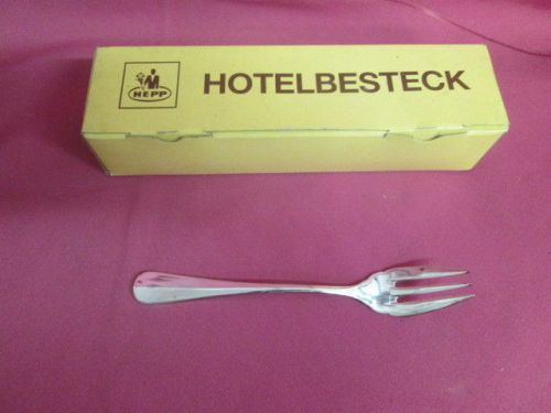 NEW HOTELBESTECK FISH FORK TWO DOZEN SILVERPLATED