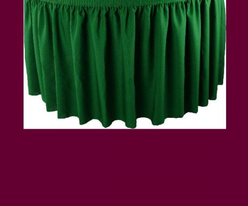 21&#039; burgundy premium flame retardant table skirts fire resistant table skirting for sale