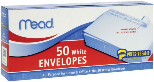 Boxed Peel and Stick Envelopes 4.125&#034;X8.5&#034; 50/Pkg-Regular #10