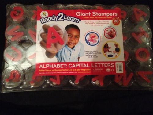 Ready2Learn Giant Stampers - Capital Letters
