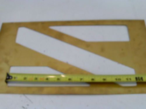 12 inch interlock brass stencils 33 pcs.most never used