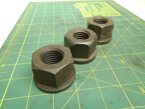 1&#034;-8 JIG AND FIXTURE FLANGE NUT (LOT OF 3) #57691