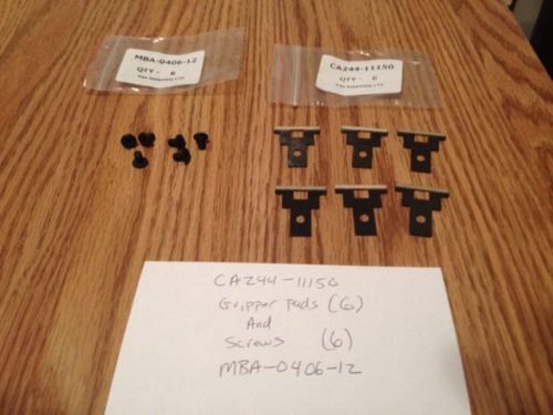 Hp Indigo press parts 3000/5000 NEW gripper pads (6) and screws (6)