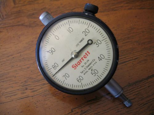 Starrett .001 Indicator - 25-241 / 1/4&#034; Travel