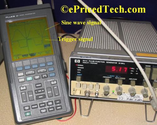 Hp agilent 8111a pulse function generator 20mhz tested for sale