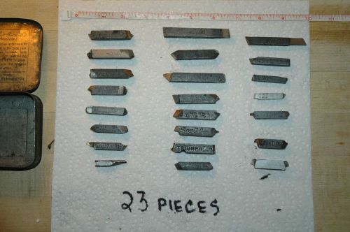 REX AA LATHE &amp; OTHER MISC BITS - 23 pcs total