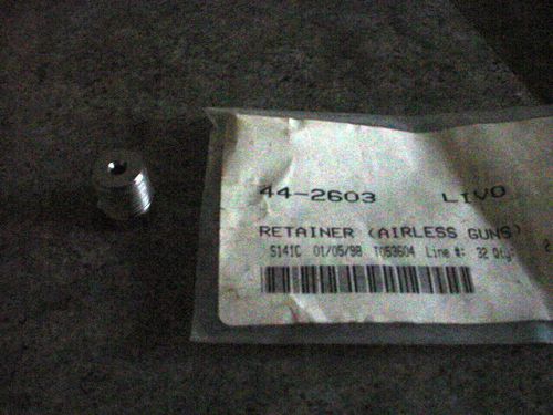 Binks retainer part no. 44-2603 nos airless paint gun sprayer parts for sale