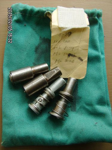 4 pc die set for grommet press 12 ligne cap &amp; w/ 14 ligne parts for sale