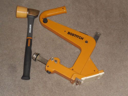 Stanley Bostitch flooring cleat side nailer wood floor tool hammer mallet