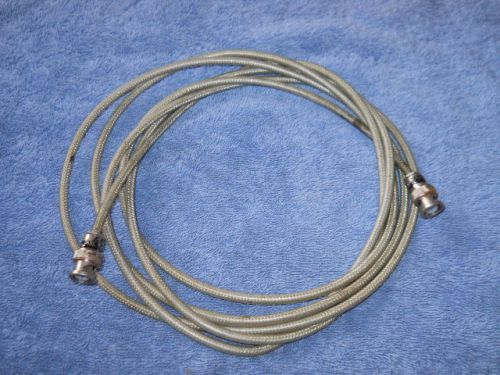 Rf test patch cable bnc male plug -to- bnc male plug, rg55/u, 53 ohms, 120&#034; long for sale