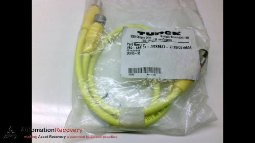 TURCK VB2-SBE 5T-.3/2KBE3T-.2/.25/CS10538 SPLITTER CORDSET, NEW