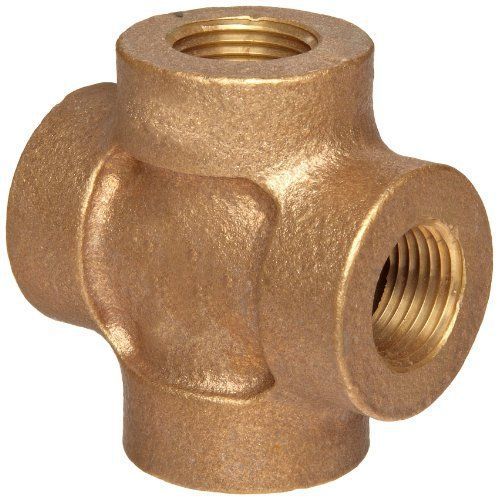 Brass Pipe Fitting  Class 250  Cross  1-1/4&#034; NPT Female