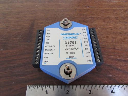 Omega OmegaBus D1701 Digital Transmitter Input Output Interface Module Made USA