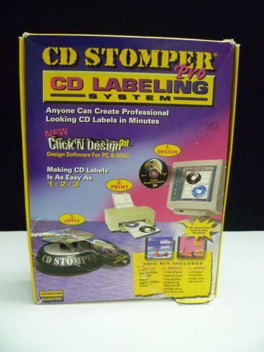 CD Stomper Pro CD Labeling System