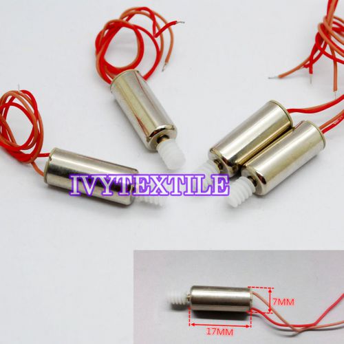 5pcs 7x17mm coreless motor 3.7v 42000RPM high speed for helicopter aircraft toys