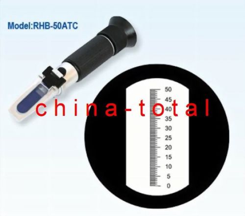 Rhb-50/atc brix refractometer w/ atc fruit juice wine vegetable coolants sap for sale