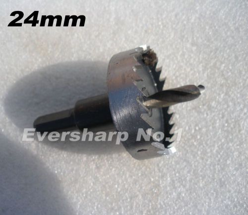 Lot 1pcs HSS Hole Saw Dia 24mm High Speed Steel Hole Tool