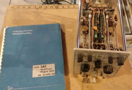 Tektronix Type 1A1 Dual-Trace Plug-In Unit from Type 545B Oscilloscope.