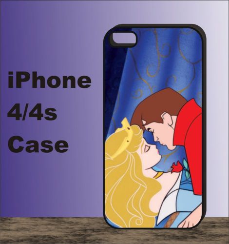 Aurora The Sleeping Beauty Princess New Black Cover iPhone 4 4s Case