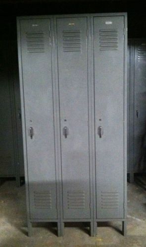 15 Vintage Penco Standing Steel Lockers~Banks of 2 &amp; 3 wide~Great 4 Storage !